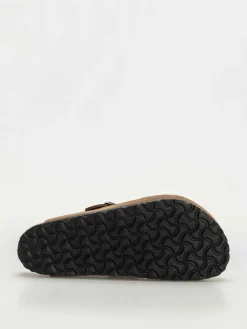 Birkenstock Boston Suede & Oiled Leather Regular Flip Flops