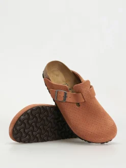 Birkenstock Boston Suede Embossed Narrow Wmn Flip Flops