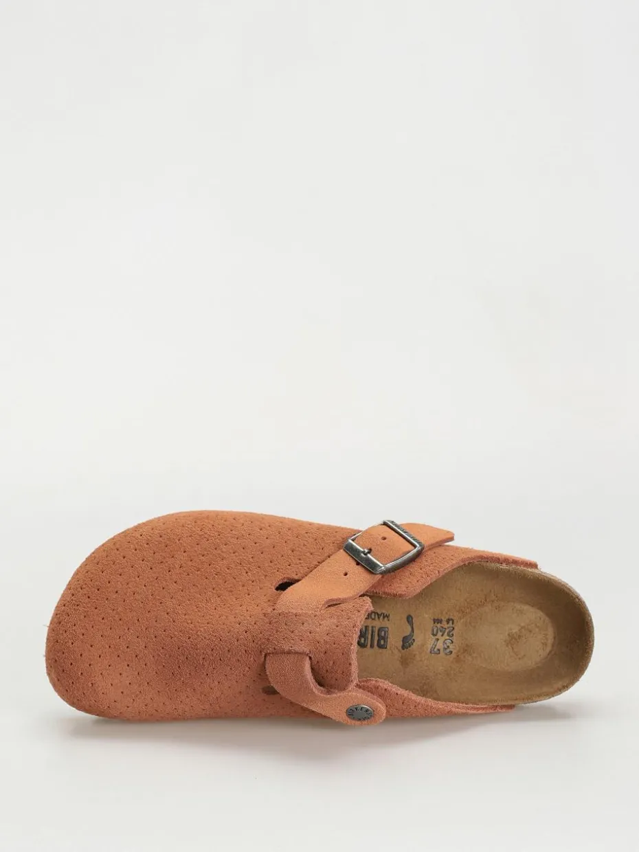 Birkenstock Boston Suede Embossed Narrow Wmn Flip Flops