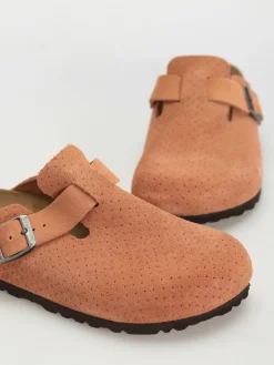 Birkenstock Boston Suede Embossed Narrow Wmn Flip Flops