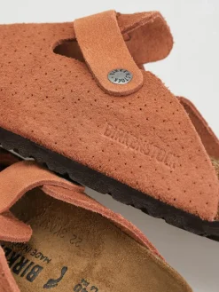 Birkenstock Boston Suede Embossed Narrow Wmn Flip Flops