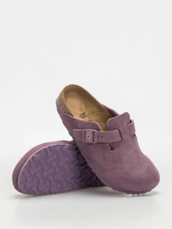 Birkenstock Boston Suede Leather Narrow Wmn Flip Flops