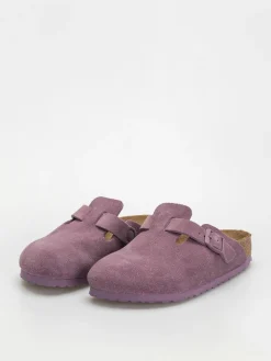 Birkenstock Boston Suede Leather Narrow Wmn Flip Flops