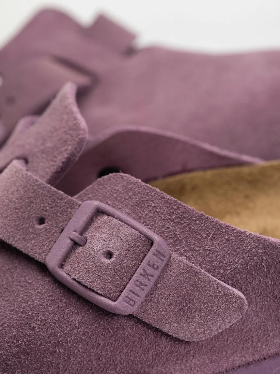 Birkenstock Boston Suede Leather Narrow Wmn Flip Flops