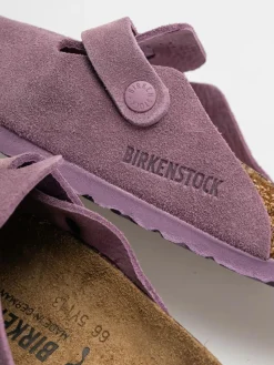 Birkenstock Boston Suede Leather Narrow Wmn Flip Flops