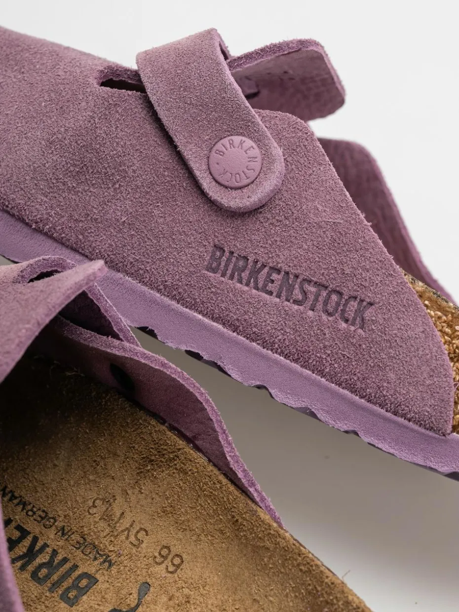 Birkenstock Boston Suede Leather Narrow Wmn Flip Flops