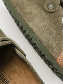 Birkenstock Boston Suede Regular Pantoletten