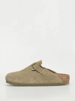 Birkenstock Boston Suede Leather Narrow Wmn Flip Flops