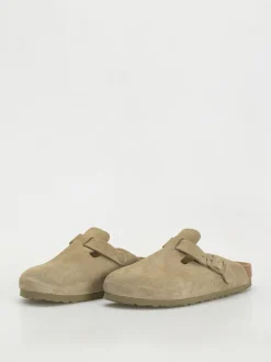 Birkenstock Boston Suede Leather Narrow Wmn Flip Flops