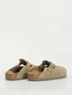 Birkenstock Boston Suede Leather Narrow Wmn Flip Flops