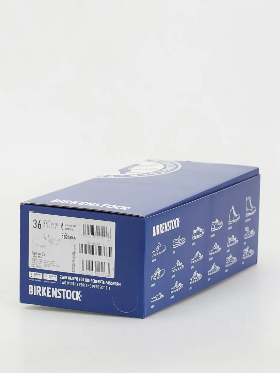 Birkenstock Boston Suede Leather Narrow Wmn Flip Flops