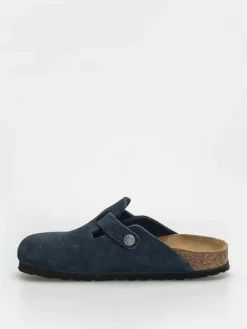 Birkenstock Boston Suede Leather Narrow Wmn Flip Flops