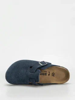 Birkenstock Boston Suede Leather Narrow Wmn Flip Flops