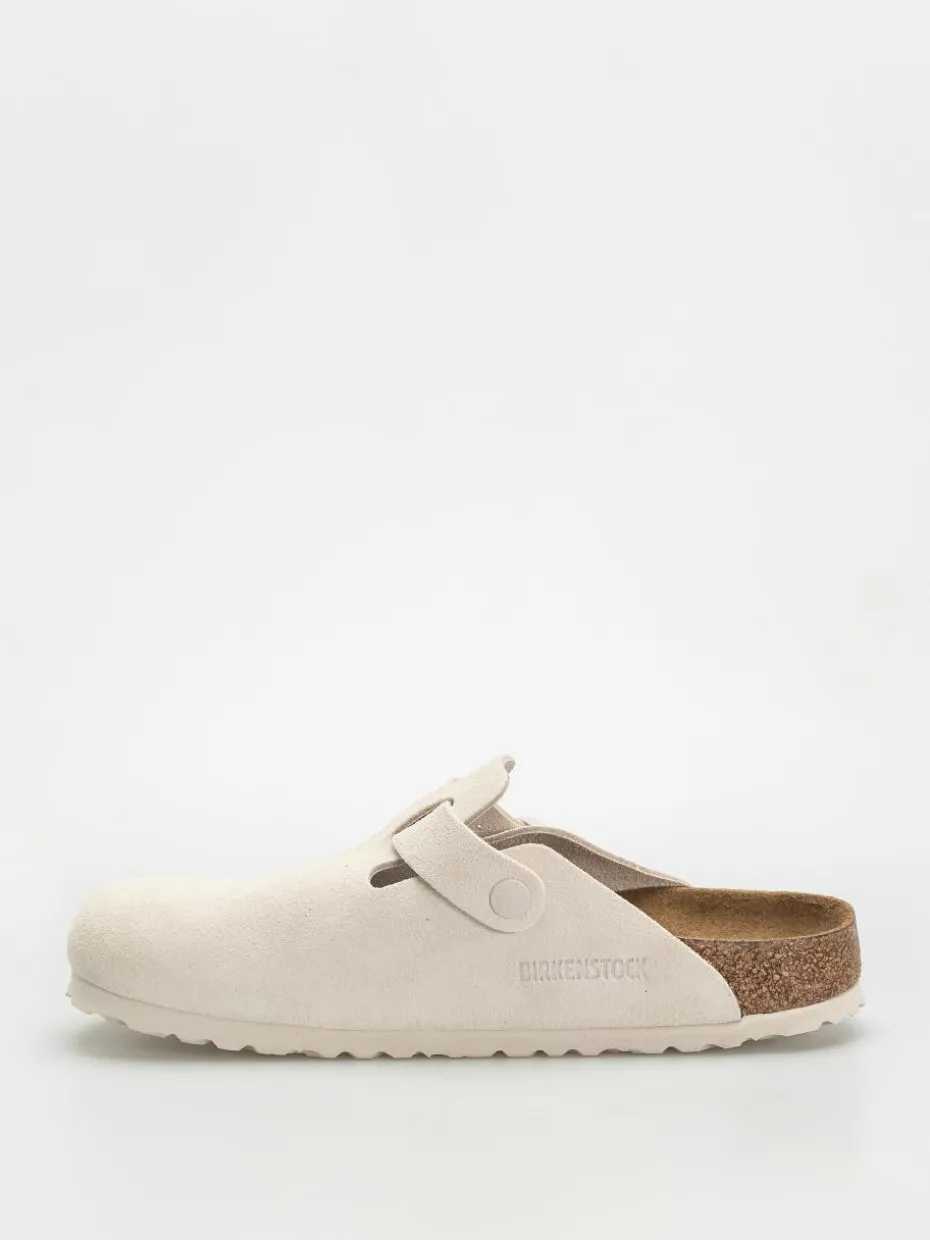 Birkenstock Boston Suede Leather Narrow Wmn Flip Flops