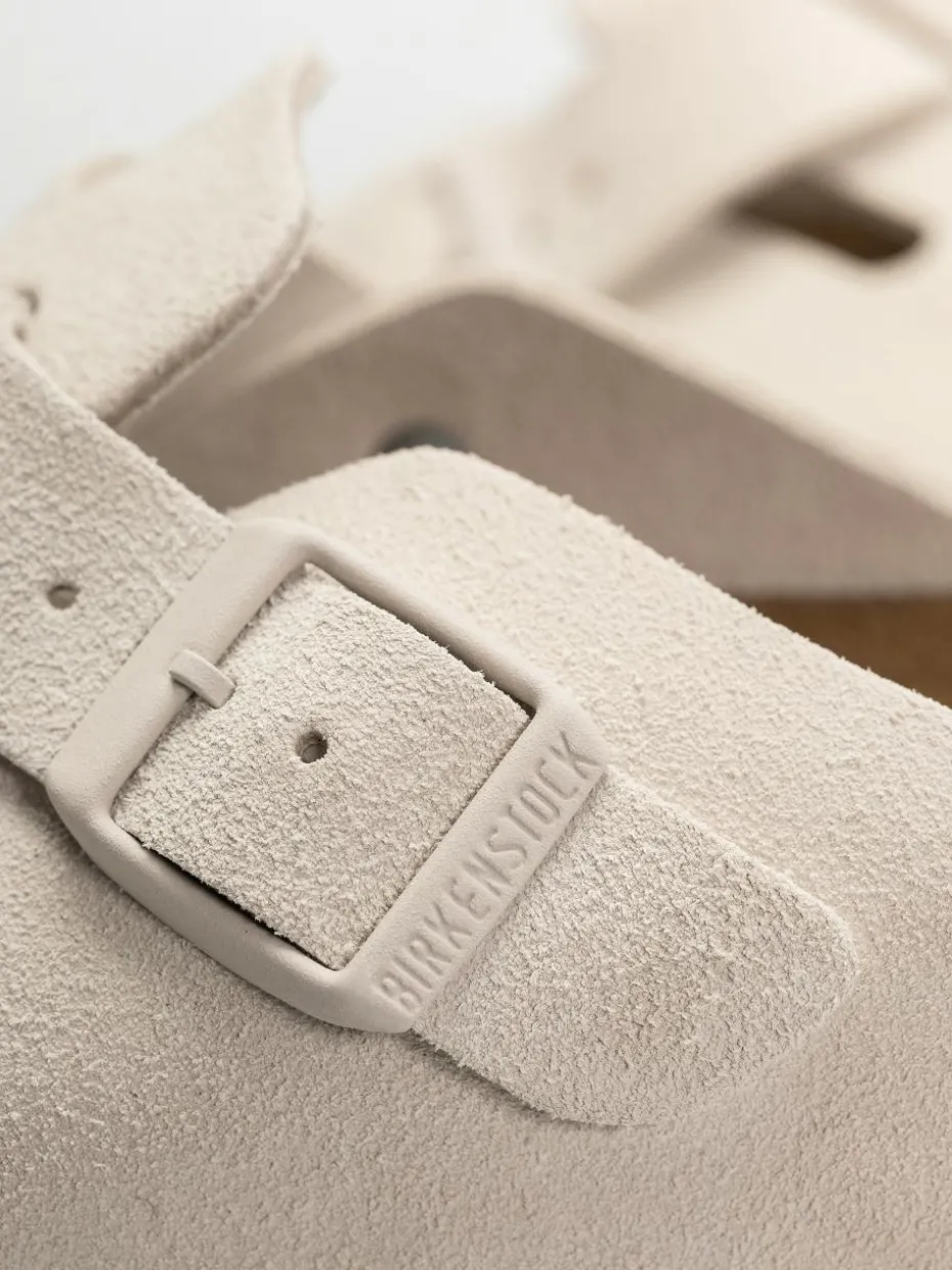 Birkenstock Boston Suede Leather Narrow Wmn Flip Flops