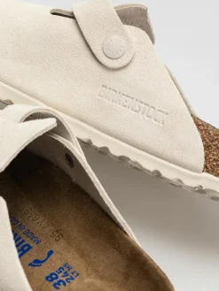 Birkenstock Boston Suede Leather Narrow Wmn Flip Flops