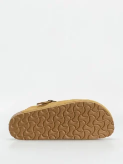 Birkenstock Boston VL Fell Suede Leather Fur Narrow Wmn Flip Flops