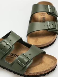 Birkenstock Flip Flops Arizona Natural Leather Narrow Wmn