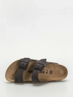 Birkenstock Flip Flops Arizona Suede Leather Narrow Wmn