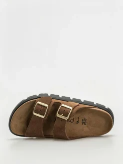 Birkenstock Flip Flops Arizona Chunky Suede Narrow Wmn