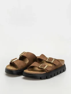 Birkenstock Flip Flops Arizona Chunky Suede Narrow Wmn