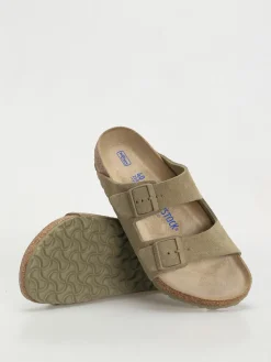 Birkenstock Flip Flops Arizona Suede Leather Regular