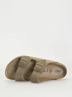 Birkenstock Flip Flops Arizona Suede Leather Regular