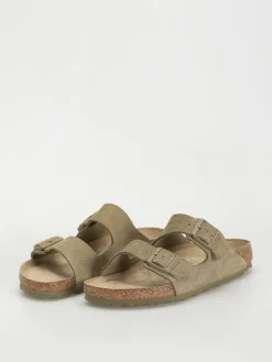 Birkenstock Flip Flops Arizona Suede Leather Regular