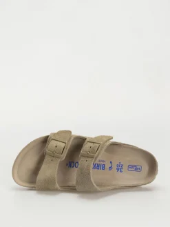 Birkenstock Flip Flops Arizona Suede Leather Narrow Wmn