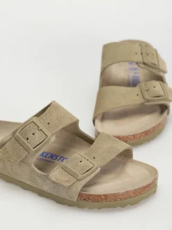 Birkenstock Flip Flops Arizona Suede Leather Narrow Wmn