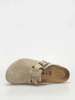 Birkenstock Flip Flops Boston Suede Leather Regular