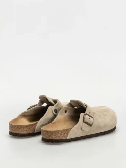 Birkenstock Flip Flops Boston Suede Leather Regular