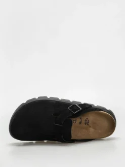 Birkenstock Flip Flops Boston Chunky Suede Narrow Wmn