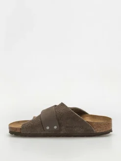 Birkenstock Flip Flops Kyoto Nubuck Suede Leather Narrow Wmn