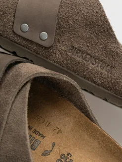 Birkenstock Flip Flops Kyoto Nubuck Suede Leather Narrow Wmn