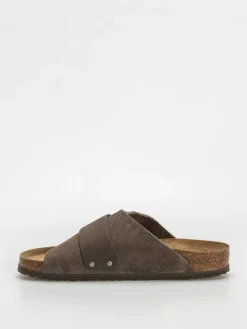 Birkenstock Kyoto Nubuck Suede Leather Regular Flip Flops