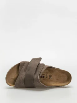 Birkenstock Kyoto Nubuck Suede Leather Regular Flip Flops
