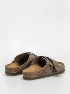 Birkenstock Kyoto Nubuck Suede Leather Regular Flip Flops