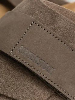 Birkenstock Kyoto Nubuck Suede Leather Regular Flip Flops