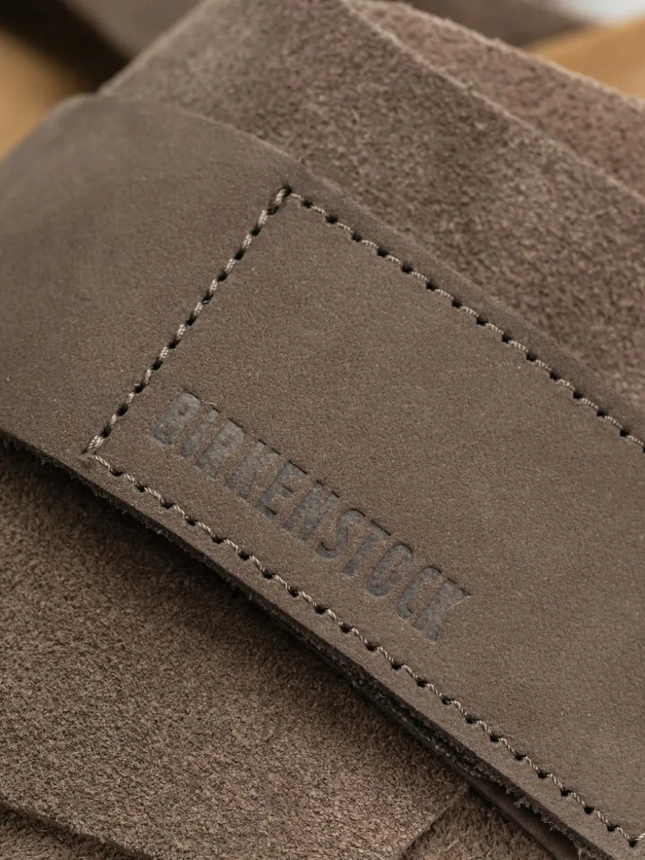 Birkenstock Kyoto Nubuck Suede Leather Regular Flip Flops