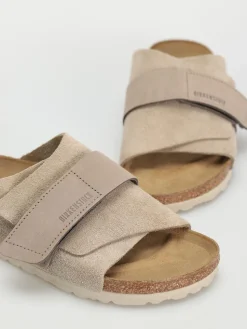 Birkenstock Kyoto Nubuck Suede Leather Narrow Wmn Flip Flops