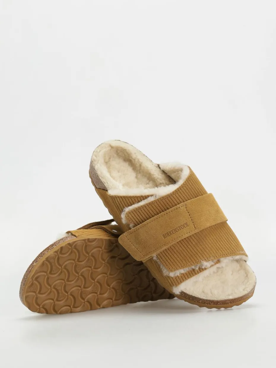 Birkenstock Kyoto Shearling Suede Leather Fur Narrow Wmn Flip Flops