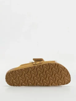 Birkenstock Kyoto Shearling Suede Leather Fur Narrow Wmn Flip Flops