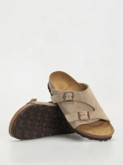 Birkenstock Zürich Suede Leather Narrow Wmn Flip Flops