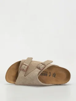 Birkenstock Zürich Suede Leather Narrow Wmn Flip Flops