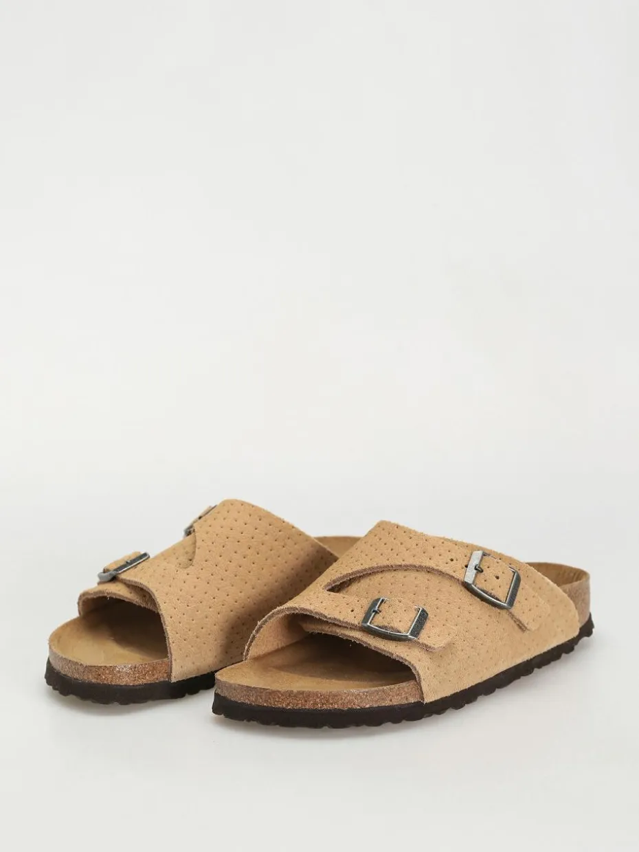 Birkenstock Zurich Suede Embossed Narrow Wmn Flip Flops
