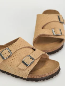 Birkenstock Zurich Suede Embossed Narrow Wmn Flip Flops