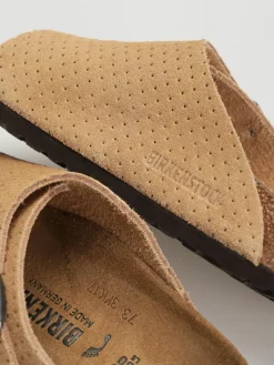 Birkenstock Zurich Suede Embossed Narrow Wmn Flip Flops