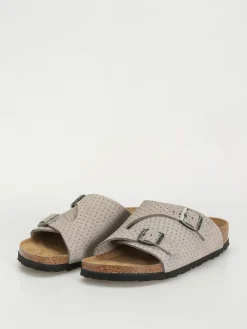 Birkenstock Zurich Suede Embossed Narrow Wmn Flip Flops