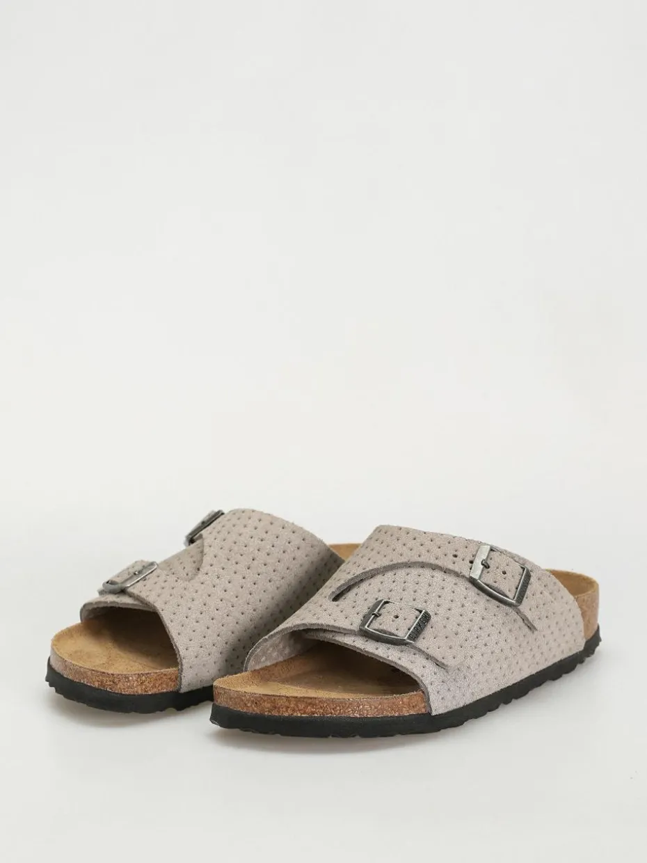 Birkenstock Zurich Suede Embossed Narrow Wmn Flip Flops
